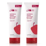 Plum Saffron & Papaya Glow Bright Gel Face Wash - Pack Of 2 view 2