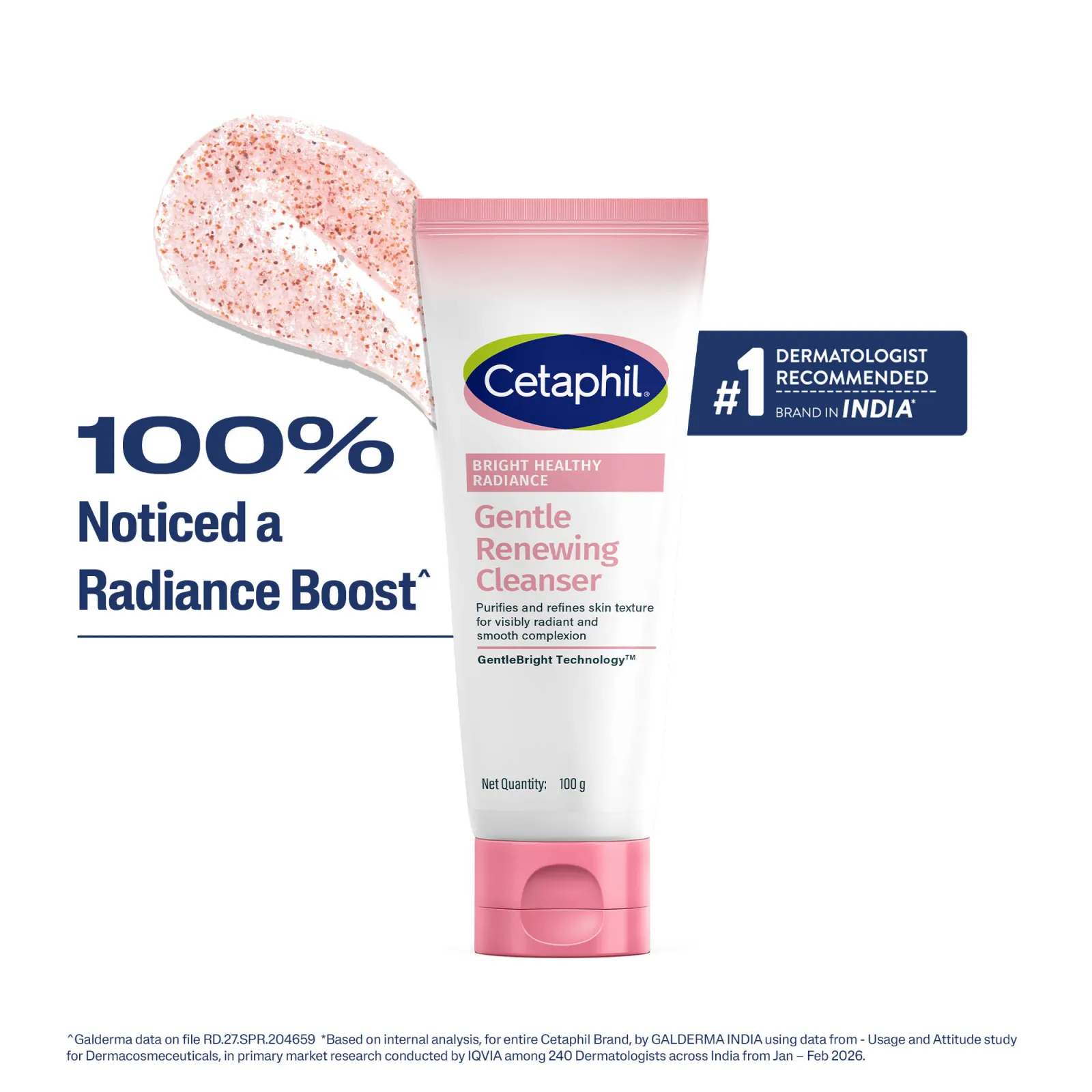 Cetaphil BHR Gentle Renewing Cleanser With Infused Jojoba Beads Anti-Pollution