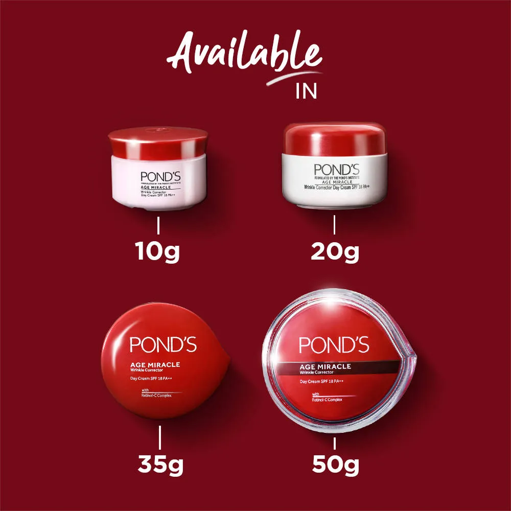Pond's Ponds Youthful Miracle Hexyl Retinol Complex, Renew & Repair Day Cream, SPF 15 PA++