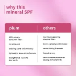 Plum Ceramide & Oat Mineral Sunscreen SPF 50 PA+++ Protects Skin Barrier, For Dry ToNormalSkin view 5