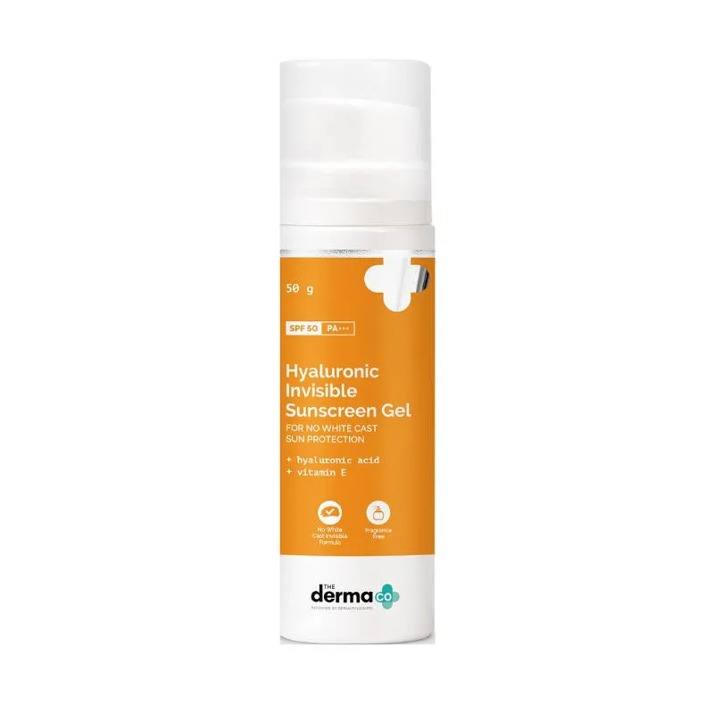 The Derma Co Hyaluronic Invisible Sunscreen With Hyaluronic Acid For No White Cast Sun Protection