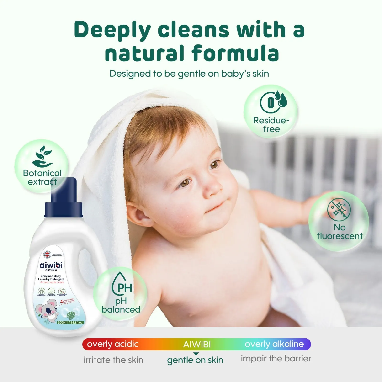 Aiwibi Enzymes Baby Laundry Liquid