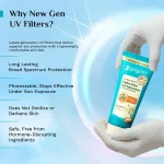 Pilgrim 5% Niacinamide Hydra Glow Gel Sunscreen SPF 50+ PA++++ In-Vivo tested & New Gen UV filter view 3