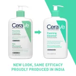 CeraVe Foaming Cleanser Face Wash For Oily Skin with Ceramides, Dermatologist Recommended view 38