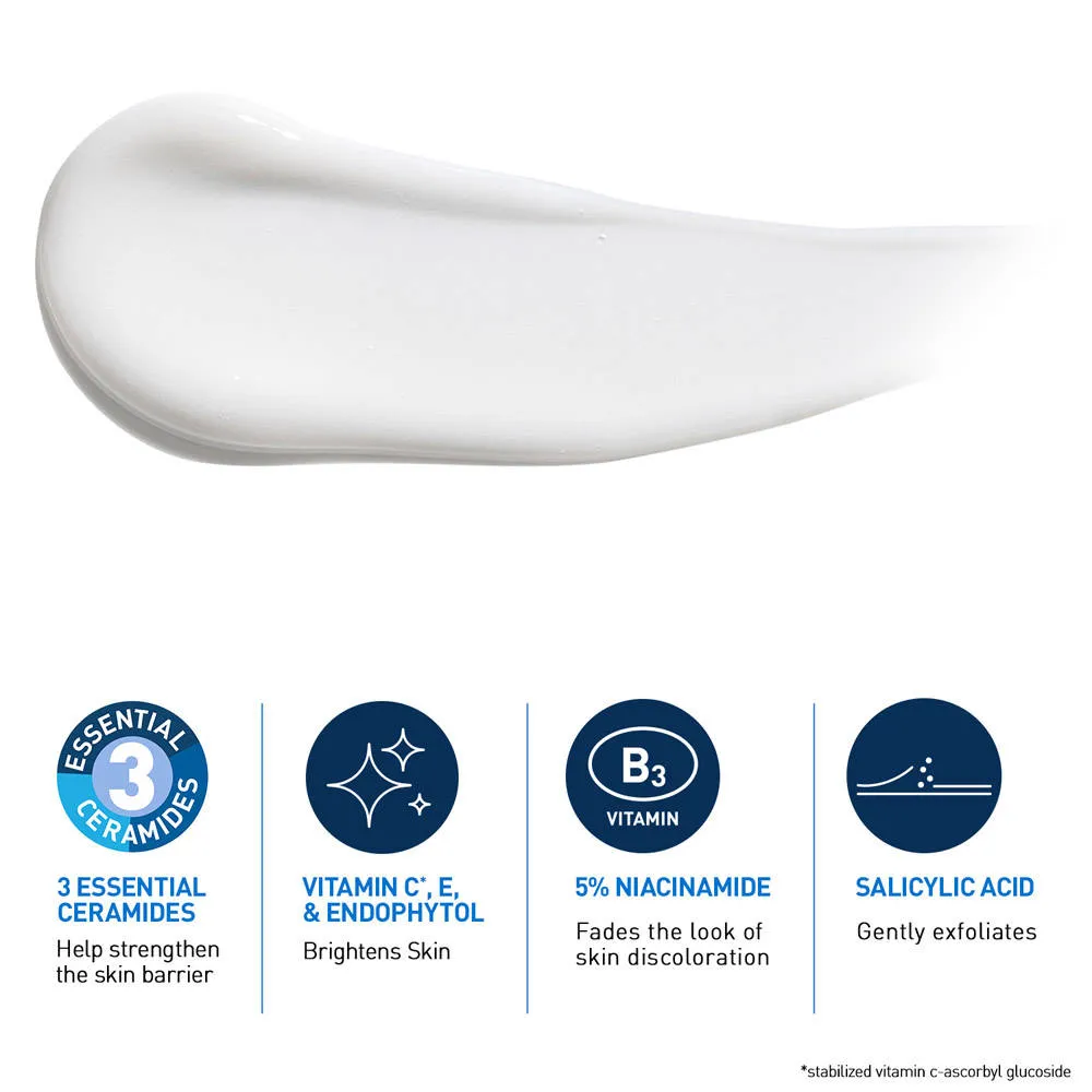 CeraVe Brightening Vitamin C Lotion For Dull, Uneven Skin & Dark Spots, For Face & Body