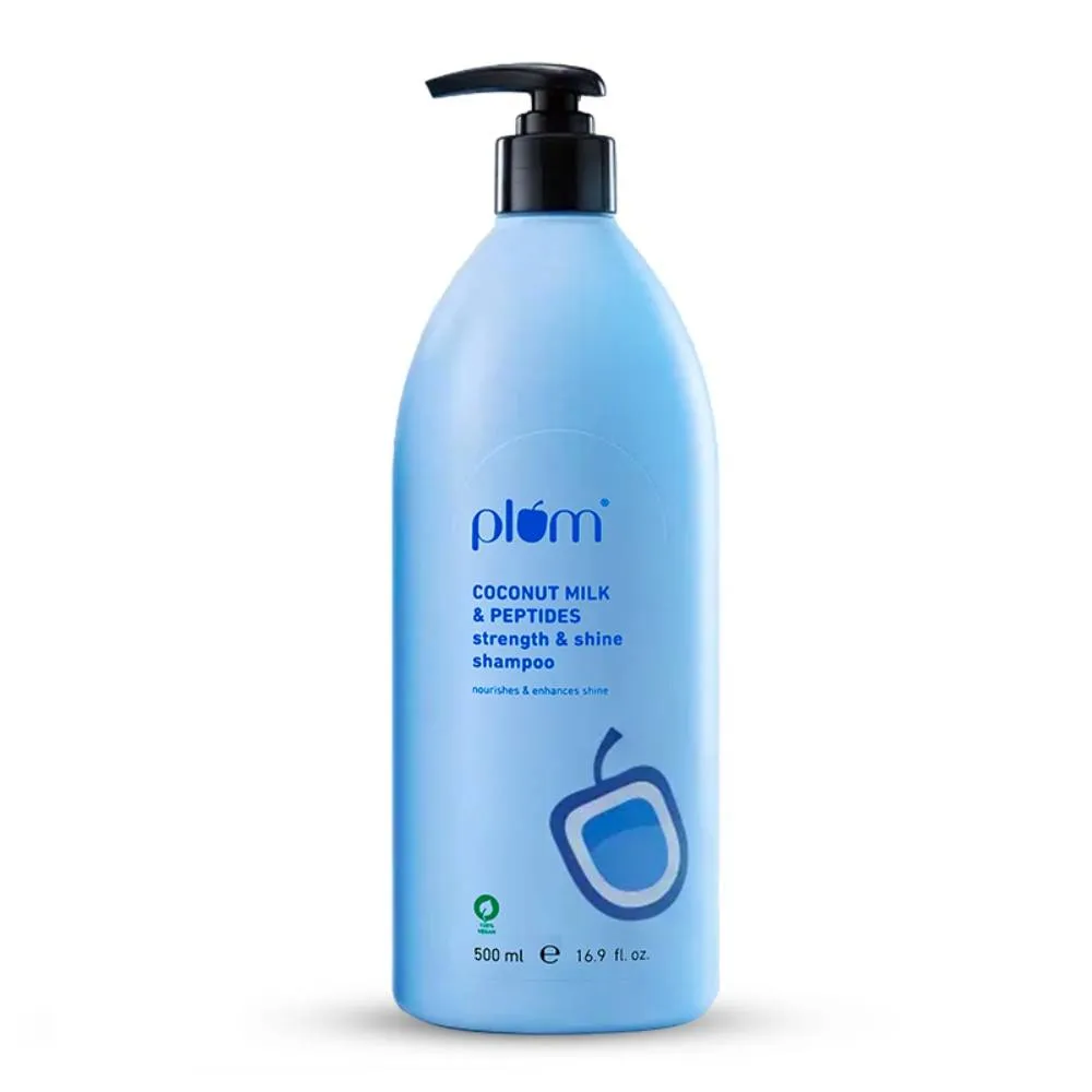Plum Coconut Milk & Peptides Strength And Shine Shampoo