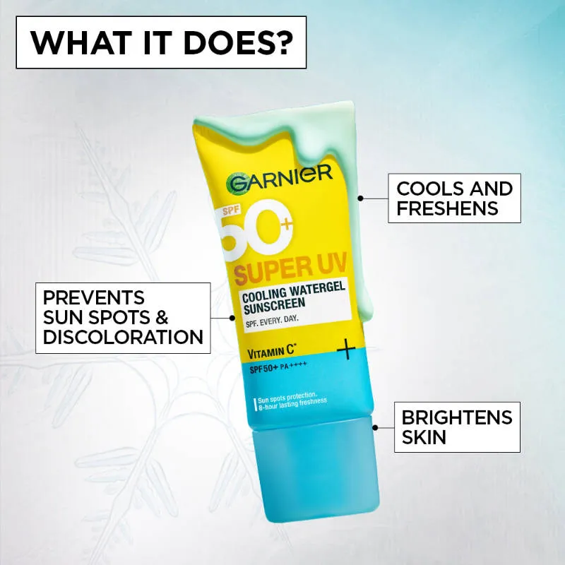 Garnier Super UV Cooling Water Gel Sunscreen SPF 50+ PA++++