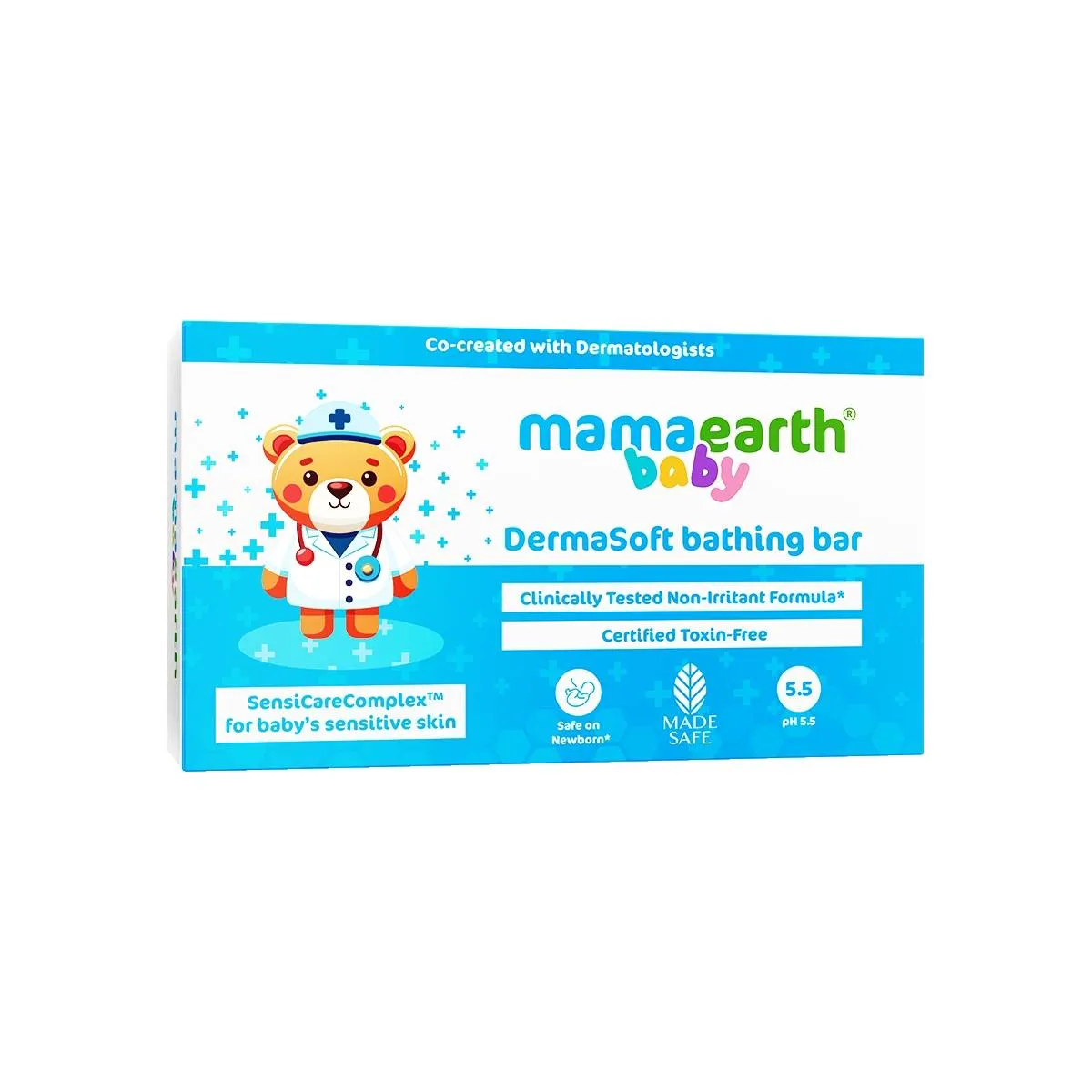 Mamaearth Baby Dermasoft Bathing Bar for Sensitive Skin