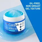 CeraVe HA water gel oil-free face moisturizer with Hylauronic Acid & Ceramides for plumpy hydration view 4