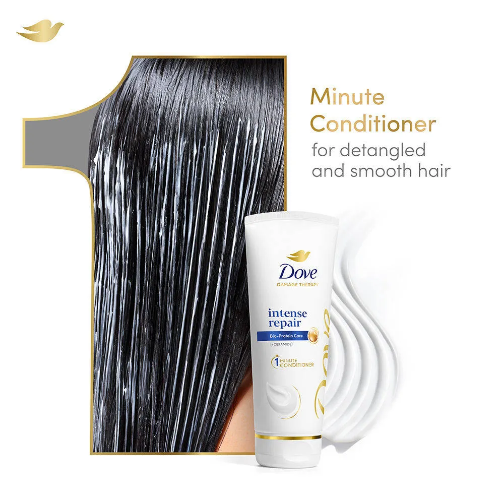 Dove Intense Repair Combo (Buy 1Ltr Shampoo and Get 190ml Conditioner Free)
