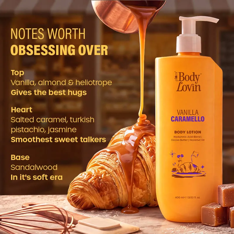 Plum BodyLovin Vanilla Caramello Bestselling Body Lotion for Dry, Normal & All Skin type