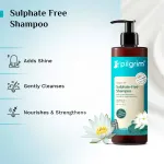Pilgrim Argan Oil Sulphate Free Shampoo With Korean White Lotus For Shiny & Nourished Hair view 9