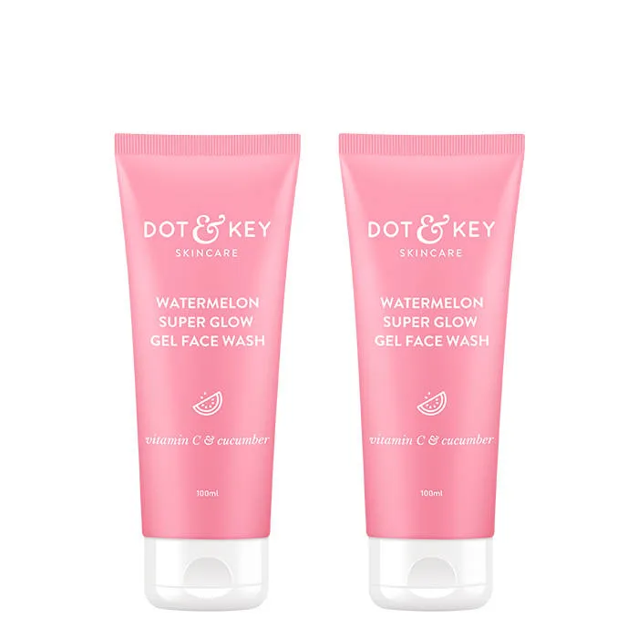 Dot & Key Watermelon Superglow Gel Face Wash- Pack of 2