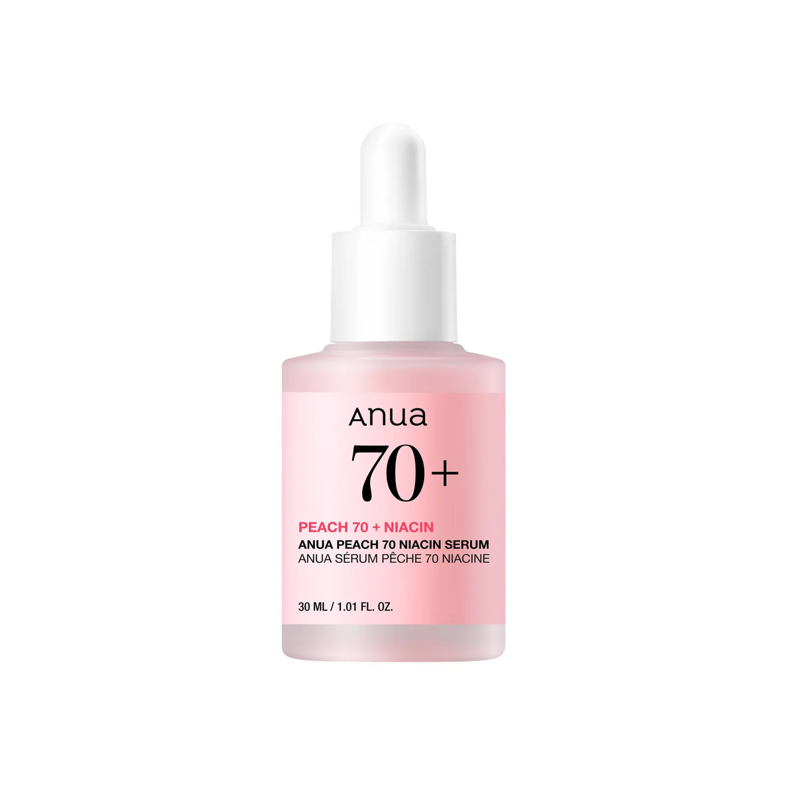 Anua Peach 70 Niacin Serum with 5% Niacinamide for Glass Skin, Brightens Skin & Minimizes Pores
