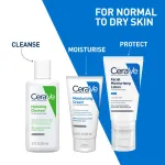 Cerave PM Skincare Combo of Facewash, Moisturizer, PM cream- Night Routine for Normal to Dry Skin view 2