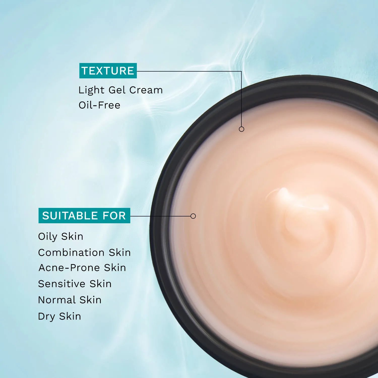 Pilgrim Korean Rice Water Hydra Glow Light Gel Moisturizer for 5x Hydration & Korean Glass Skin Glow