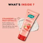 Joy Oil Control Strawberry Face & Body Scrub with Vitamin C for Oily Skin - Blackhead Removal view 3