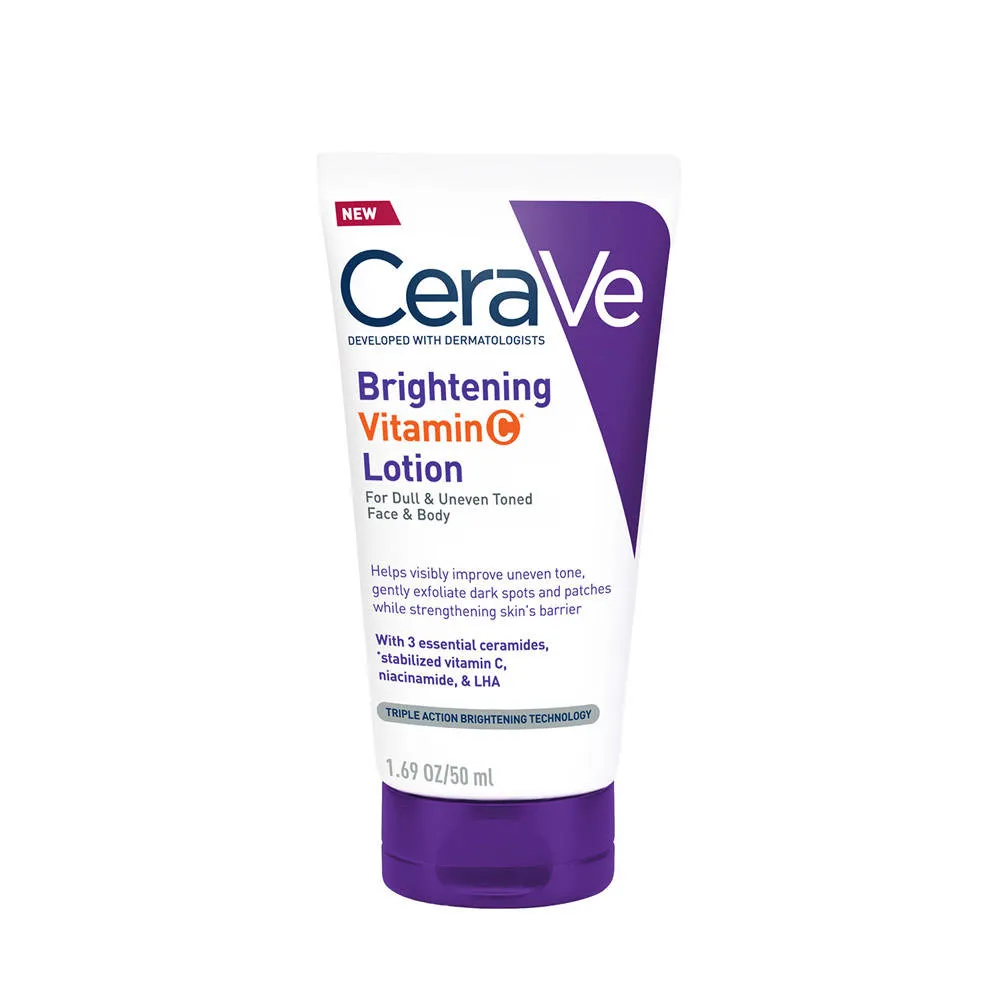 CeraVe Brightening Vitamin C Lotion For Dull, Uneven Skin & Dark Spots, For Face & Body