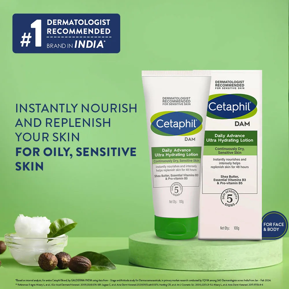 Cetaphil DAM Daily Ultra Hydrating Lotion For Intense Hydration