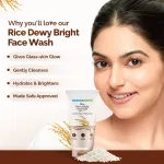 Mamaearth Rice Face Wash With Rice Water & Niacinamide for Glass Skin view 2
