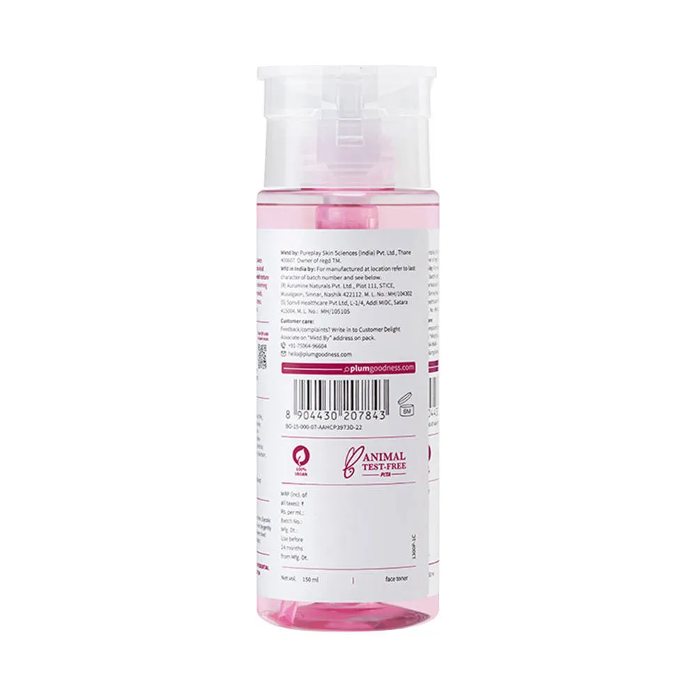 Plum 5% Glycolic Acid & Goji Berry Exfoliating Toner for textured skin