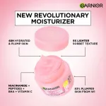 Garnier Fresh & Plump Niacinamide Sorbet Moisturizer, 4.5% Niacinamide Peptide BHA Vitamin C view 2