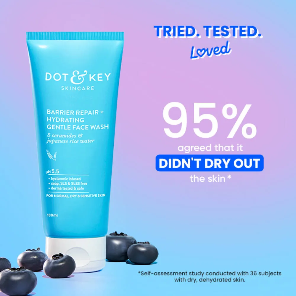 Dot & Key Barrier Repair Hydrating Gentle Face Wash - Pack of 2