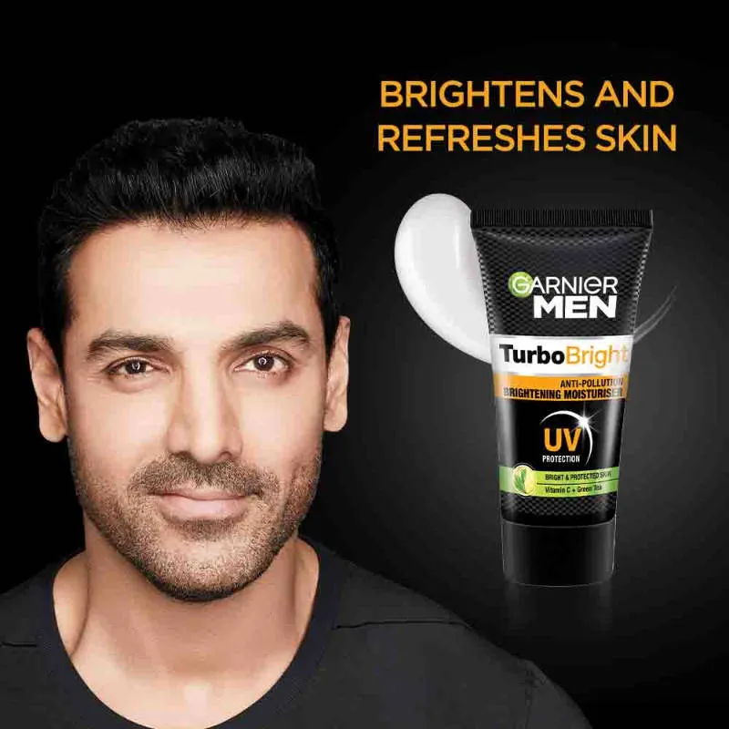 Garnier Men TurboBright Anti Pollution Brightening Moisturiser