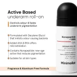 Minimalist Nonapeptide + AHA 06% Underarm Roll On For Odour-Free & Even Skin Tone view 2