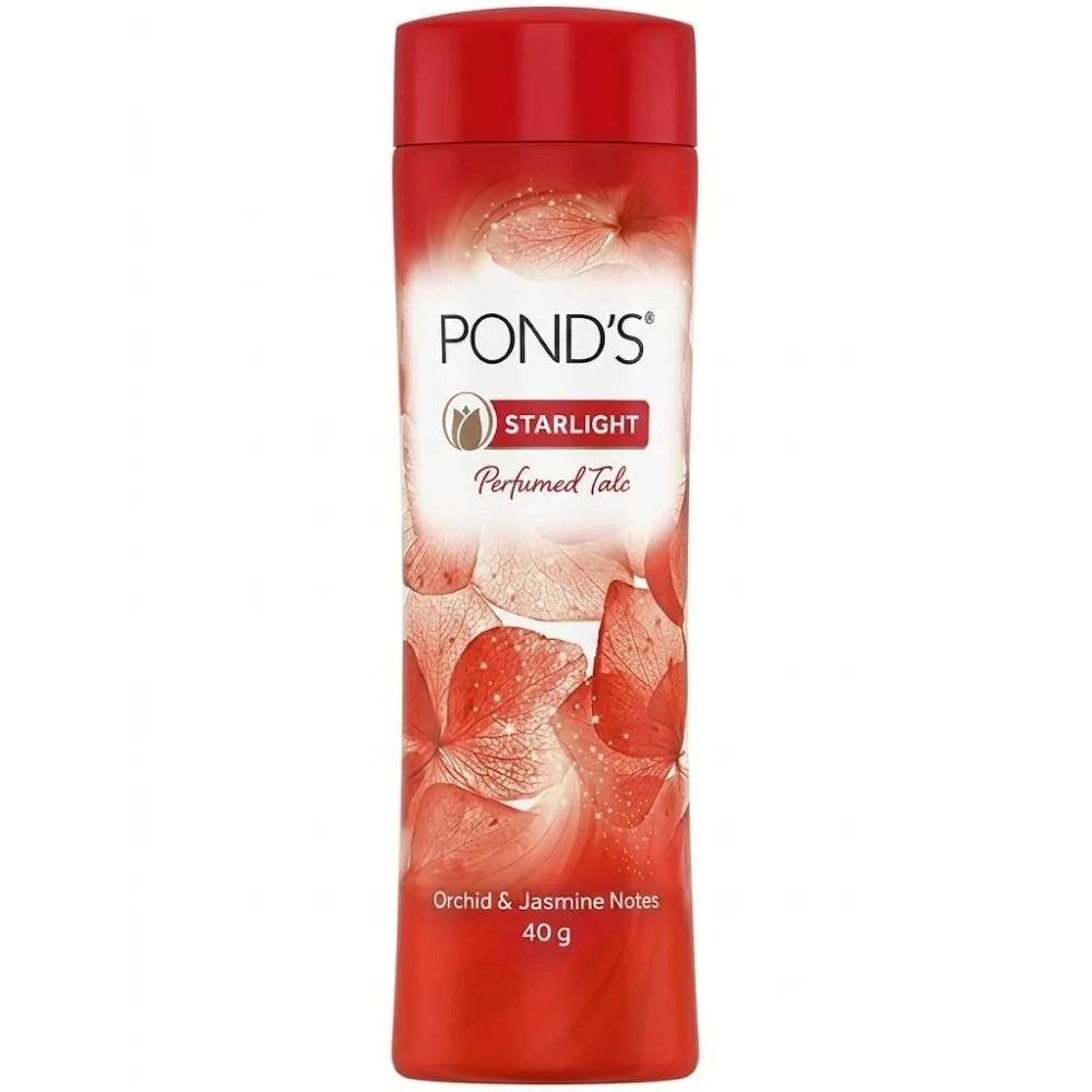 Pond's Ponds Starlight Perfumed Talc Powder Orchid & Jasmin Notes