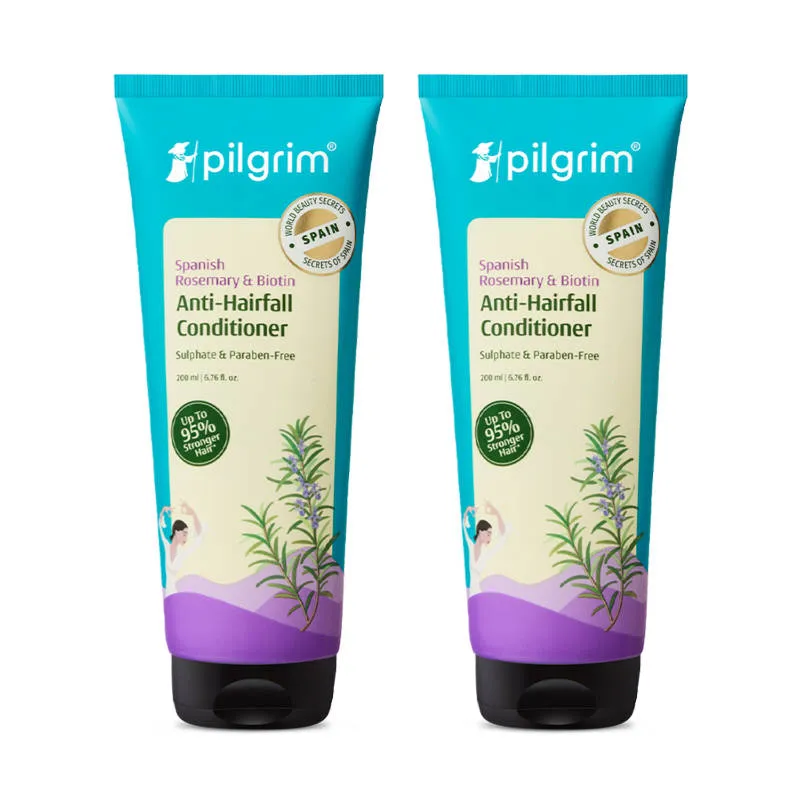 Pilgrim Spanish Rosemary & Biotin Anti Hairfall Conditioner Reduce Hairfall & Strong Hair- Pack of 2