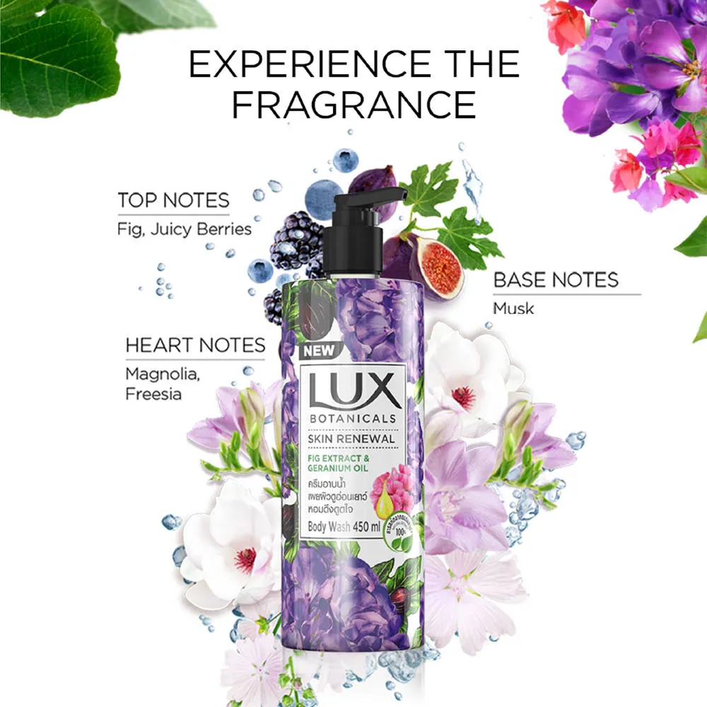 Lux Skin Renewal Fig Extract & Geranium Oil Body Wash