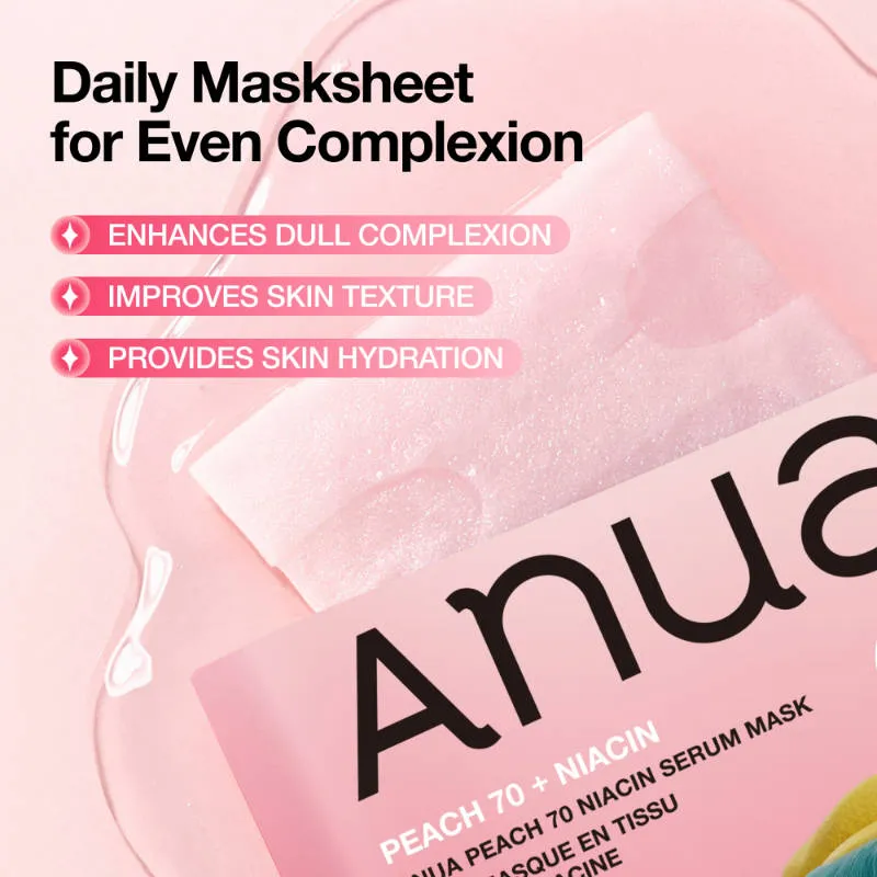 Anua Peach 70 Niacin Serum Face Mask - K-Pop Demon Hunters Special Edition