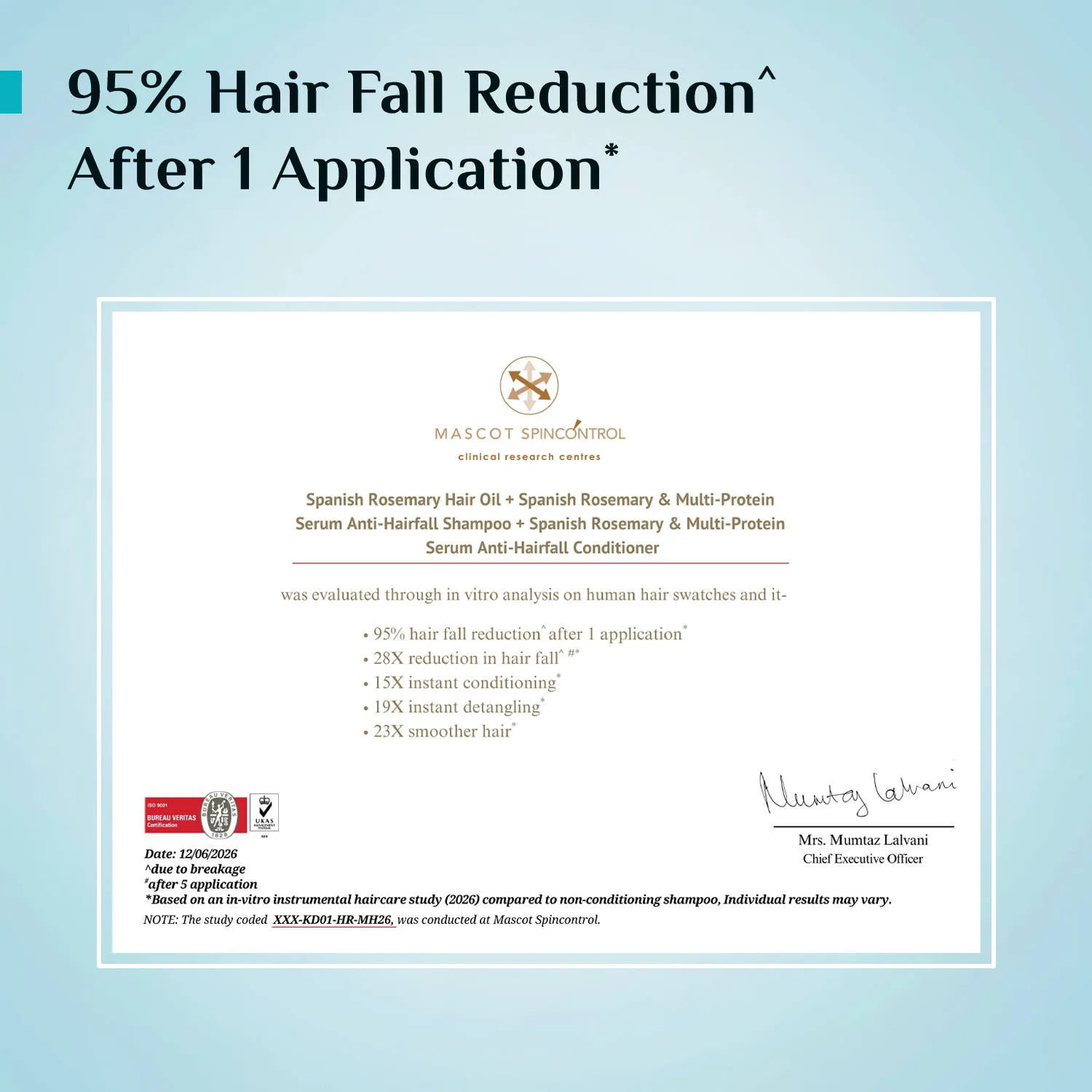 Pilgrim Spanish Rosemary & Biotin Anti-Hairfall Shampoo & Conditioner Duo upto 95% Stronger Hair