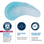 CeraVe HA water gel oil-free face moisturizer with Hylauronic Acid & Ceramides for plumpy hydration view 3