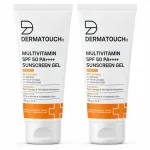 Dermatouch Multivitamin SPF 50 Pa++++ Sunscreen Gel for Sun Damage & Skin Barrier Repair view 16