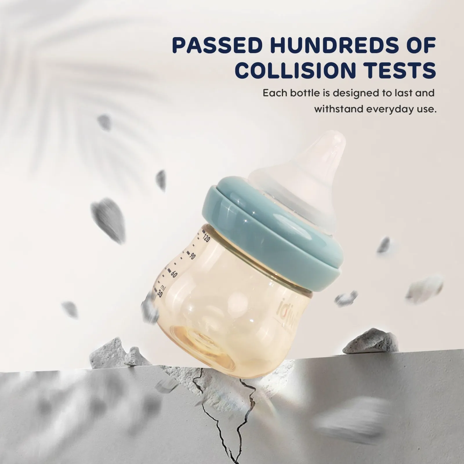 Aiwibi PPSU Heatresistance Anti-colic Feeding Bottles 120ml