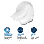 CeraVe SA Smoothing Cream for exfoliating Rough & Bumpy Skin With Salicylic Acid view 3