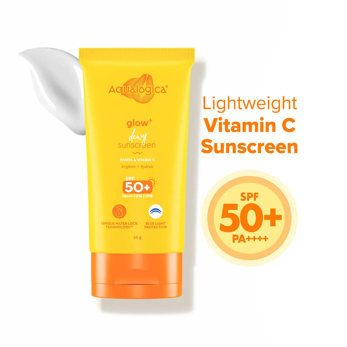 Aqualogica Glow+ Dewy Sunscreen Gel SPF 50+ PA++++
