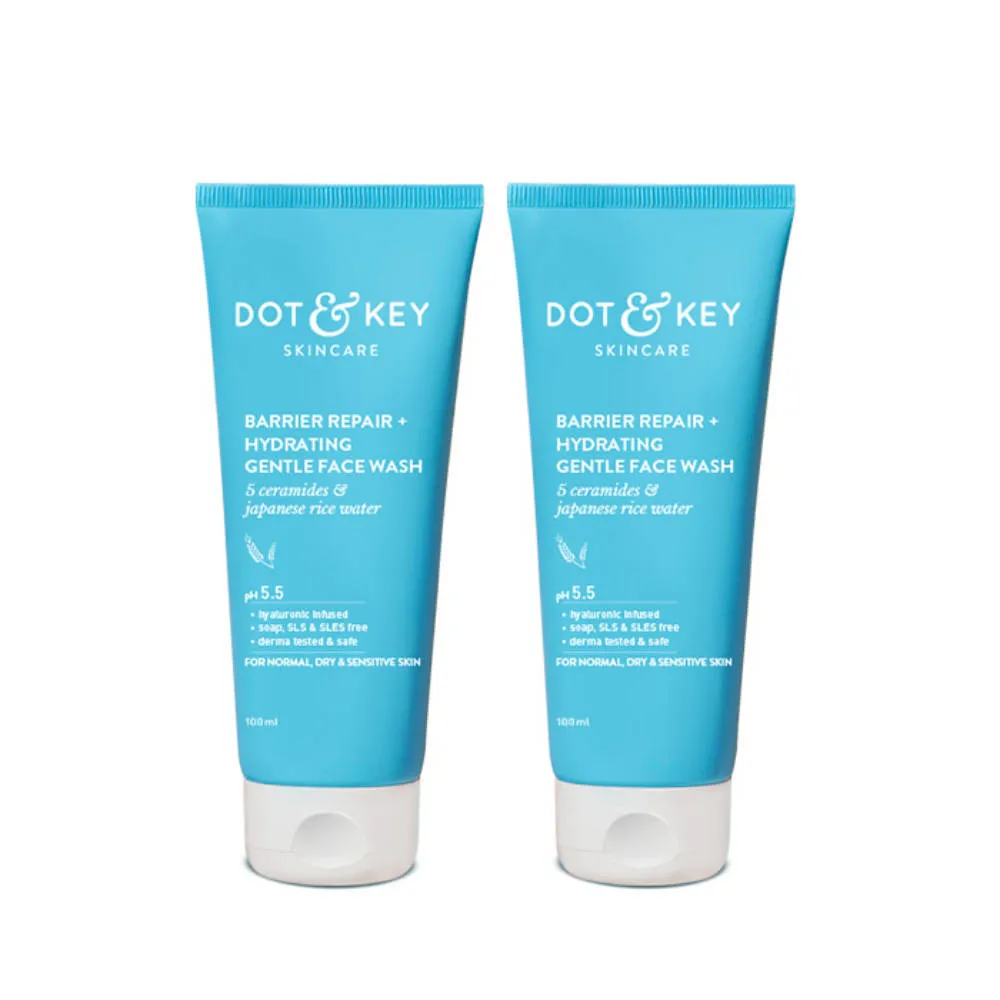 Dot & Key Barrier Repair Hydrating Gentle Face Wash - Pack of 2