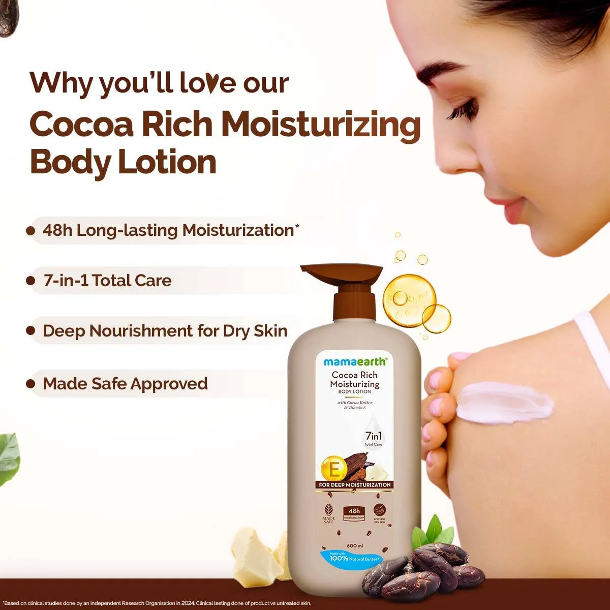 Mamaearth Cocoa Rich Moisturizing Body Lotion With Cocoa Butter & Vitamin