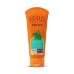 Lotus Herbals Safe Sun Silk Touch Mattifying UV Cream Sunscreen, SPF 50 PA+++, 75g view 8