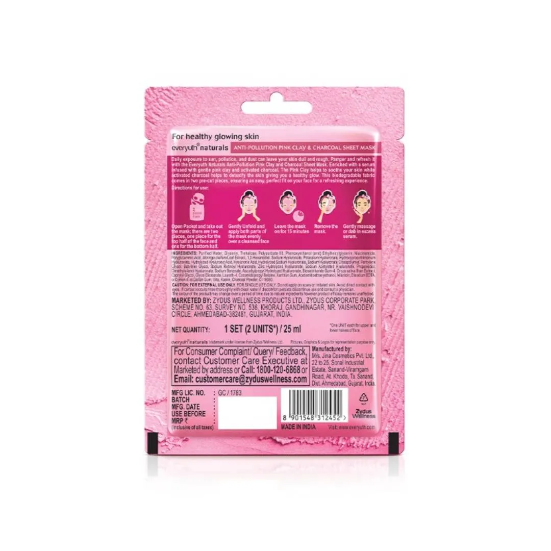 Everyuth Naturals Assorted Sheet Mask - Pack of 3