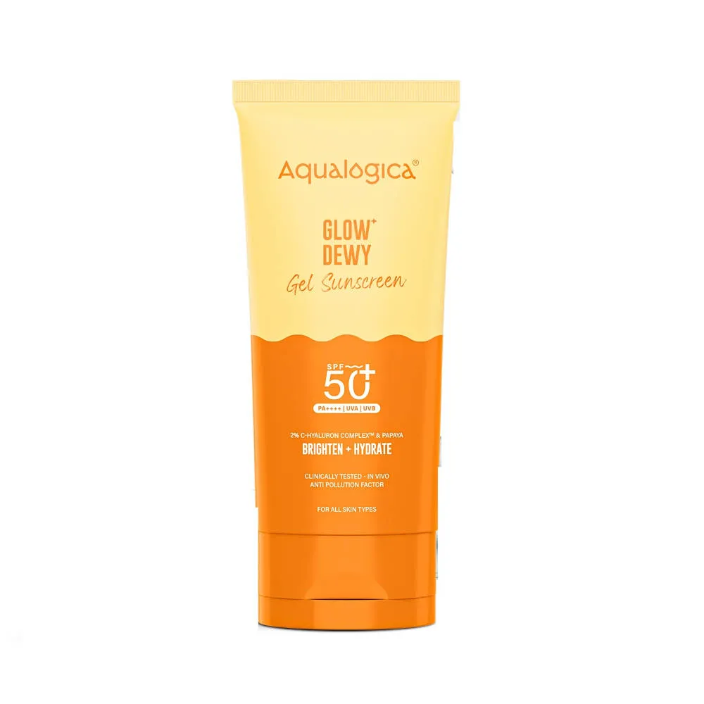 Aqualogica Glow+ Dewy Sunscreen Gel SPF 50+ PA++++