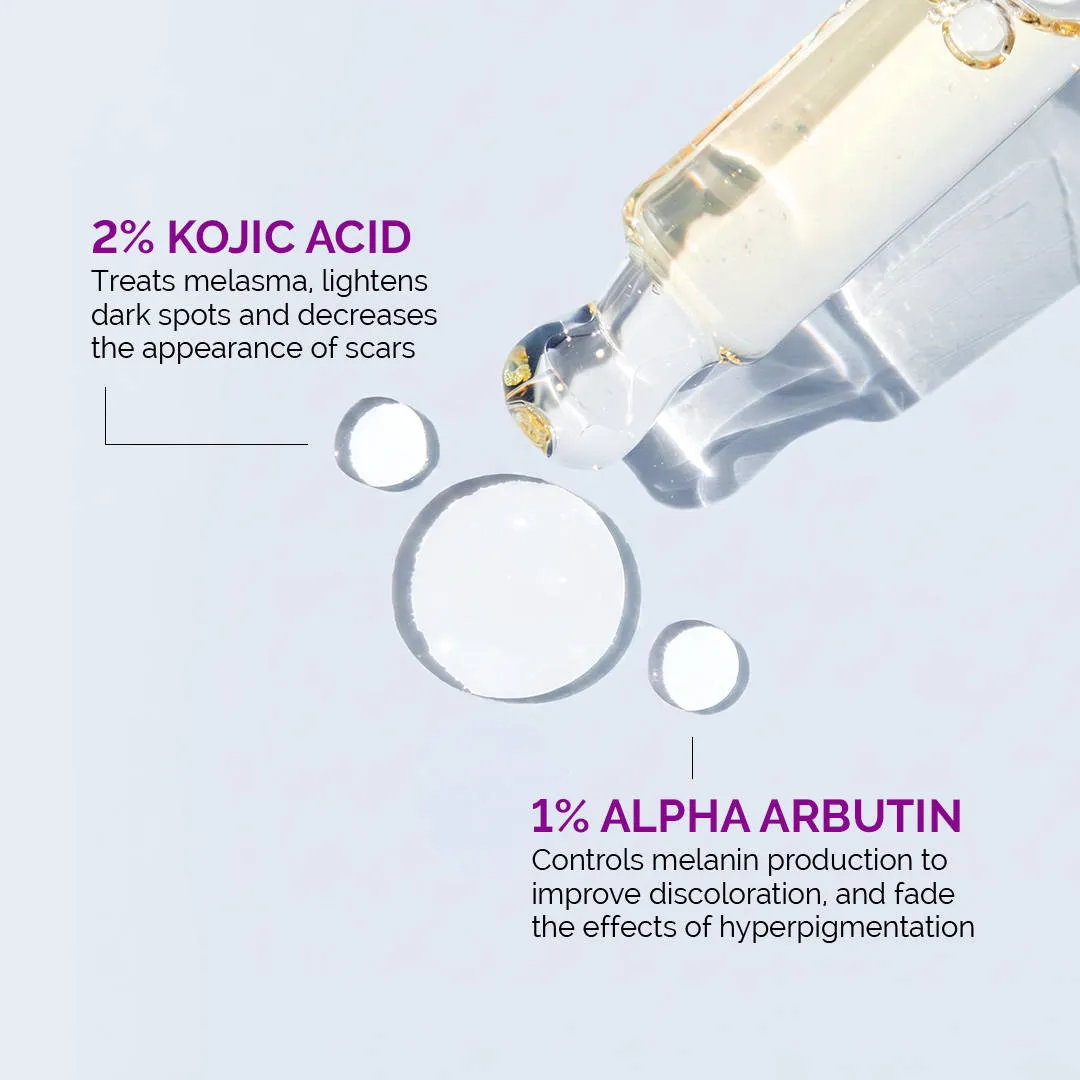 The Derma Co 2% Kojic Acid Face Serum for Dark spots reduction, Pigmentation & Blemishes