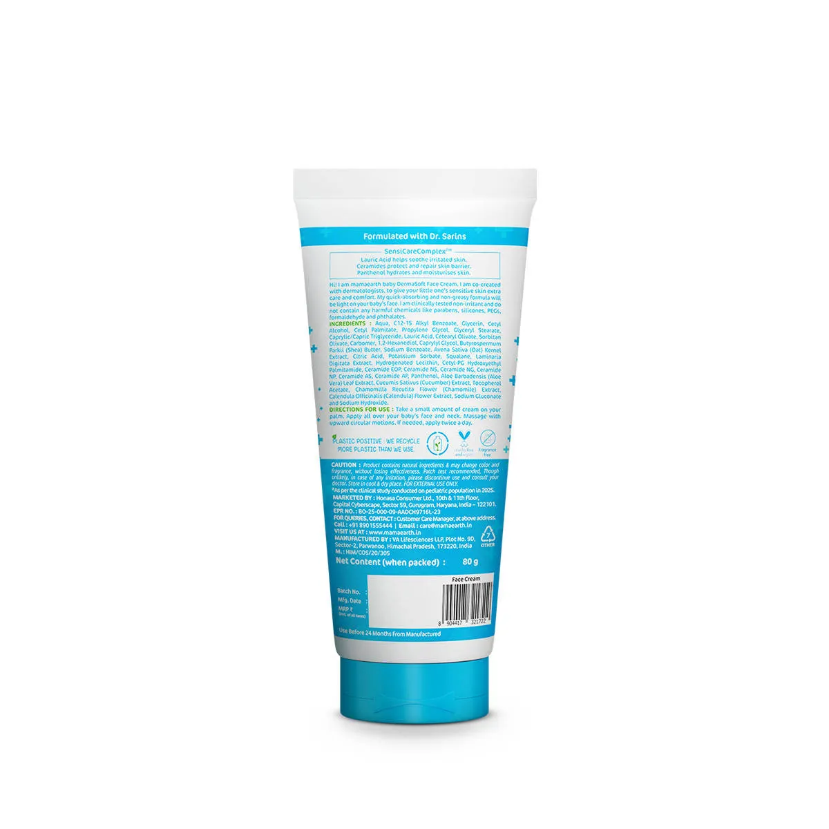 Mamaearth Baby Dermasoft Face Cream