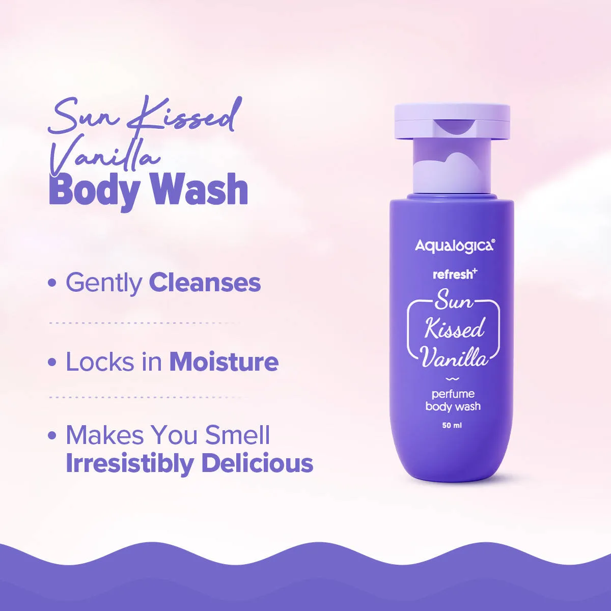 Aqualogica Refresh + Sun Kissed Vanilla Body Care Set