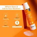 The Derma Co Vitamin C Lip Balm & Hyaluronic Sunscreen SPF 50 PA+++ Combo Brightening & Hydration view 4