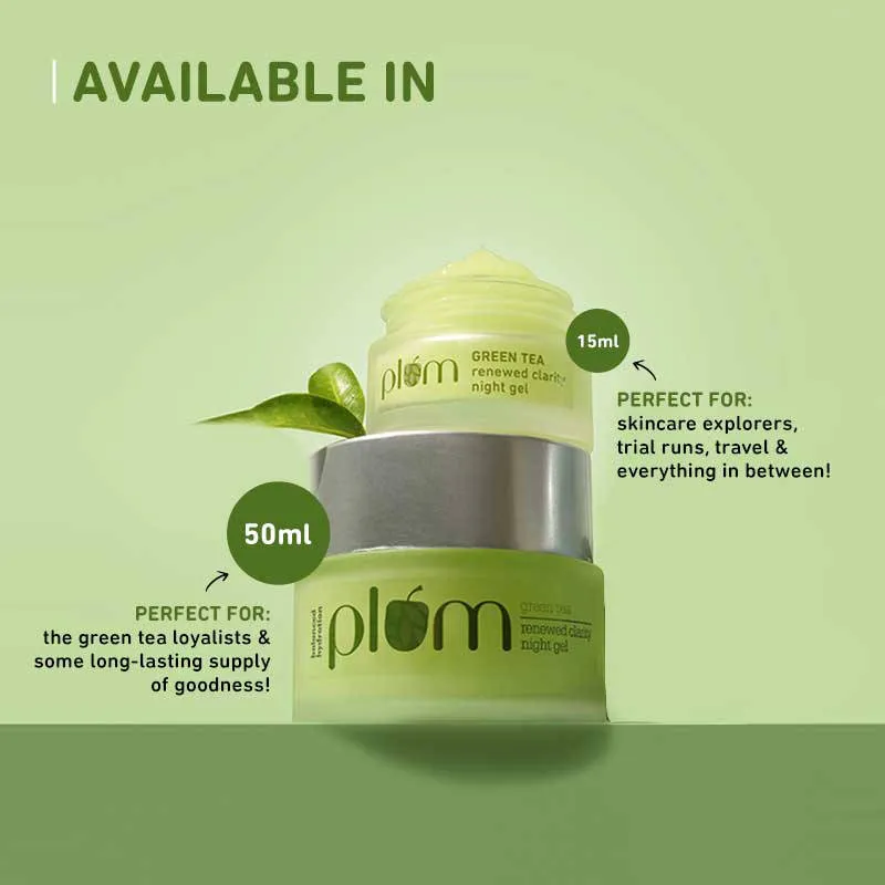 Plum Green Tea Renewed Clarity Night Gel Mini