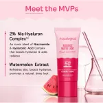 Aqualogica Radiance Fluid Sunscreen SPF50+ PA++++ with Niacinamide & Watermelon For Oily Skin view 4